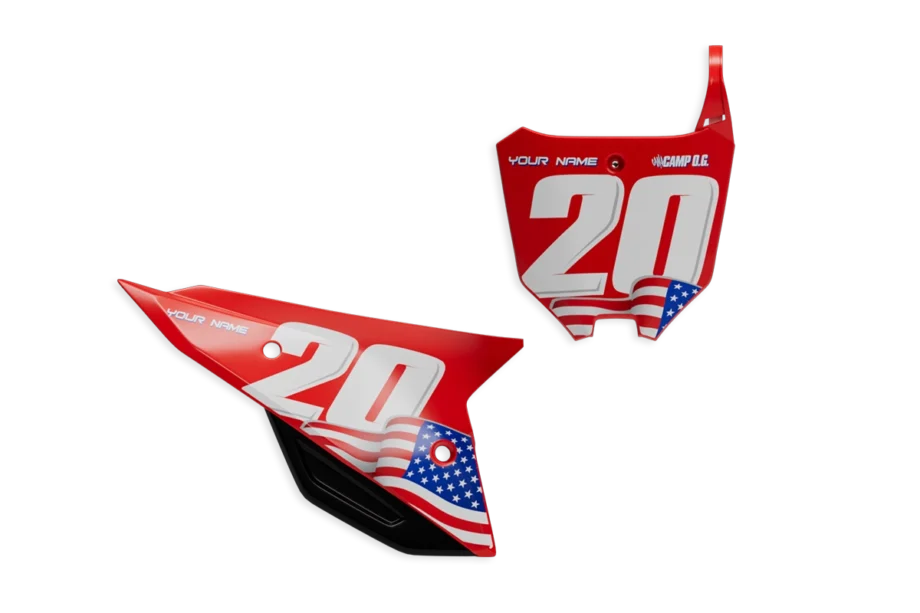 PATRIOT Plate Graphics for HONDA