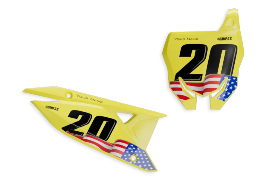 PATRIOT Plate Graphics for SUZUKI